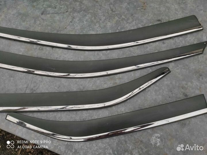 Ветровики комплект 4 штуки на Тайоту Камри 55