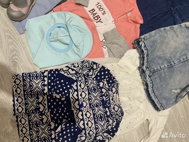 Пакетом на 9-24 мес 12 штук и ботиночки ) отл.сост