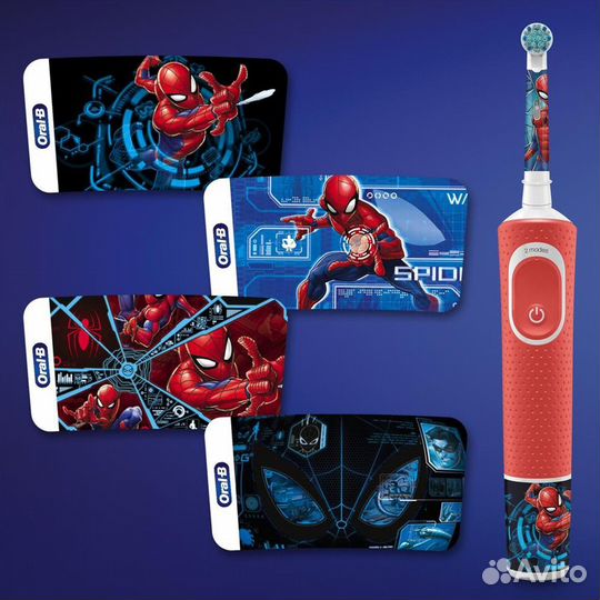 Электрическая зубная щетка Braun Oral-B Kids Spide