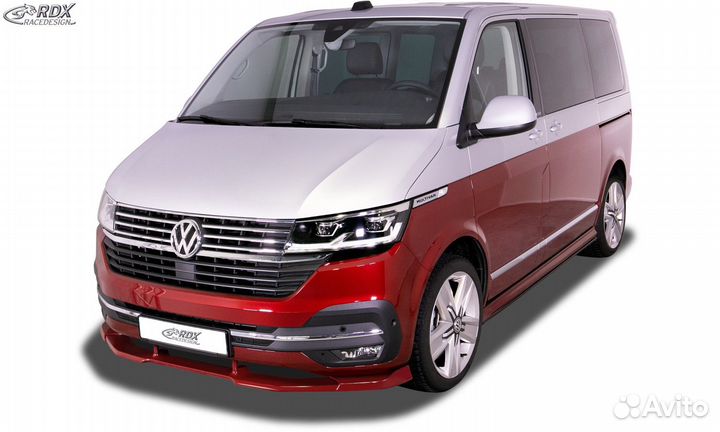 VW T6 15-19 Накладки на пороги Edition