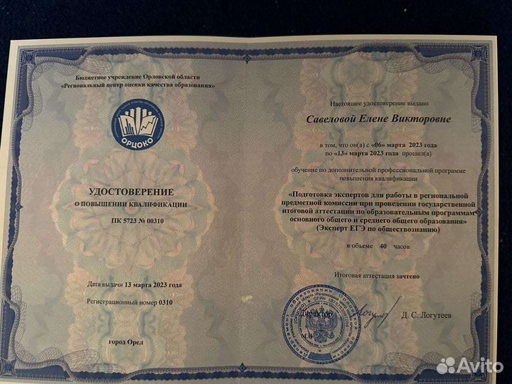 Репетитор- эксперт по истории и обществознанию