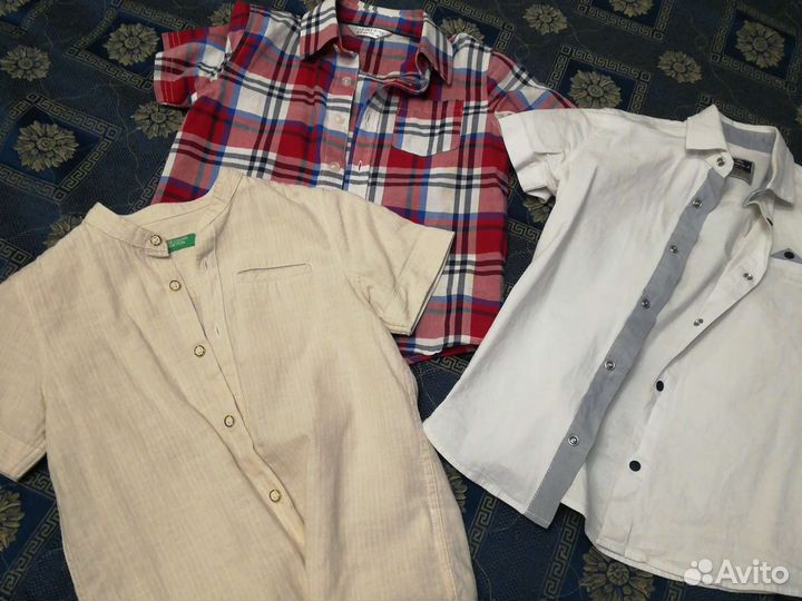 Рубашки мальчику 116 122