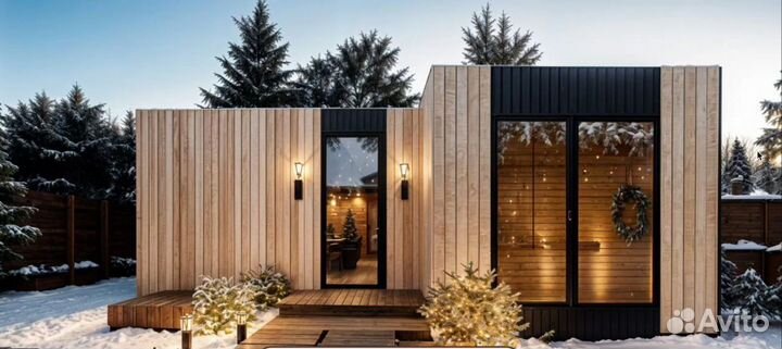 Строительство каркасных домов / Каркасный дом под