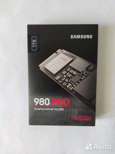 SSD диск Samsung 980PRO PCIe4.0 NVMe m.2 1тб