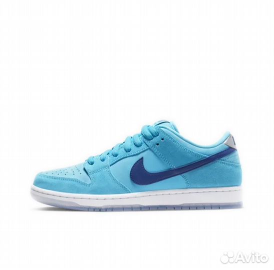 Кроссовки nike sb dunk low blue fury