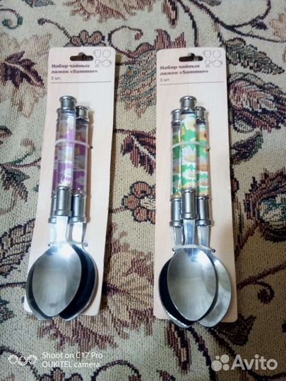 Чайные ложки и чашки