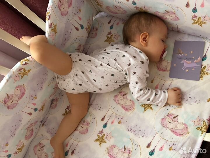 Бортики в кроватку детское постельное белье