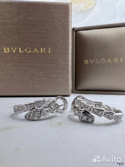 Серьги Bvlgari Serpenti Viper