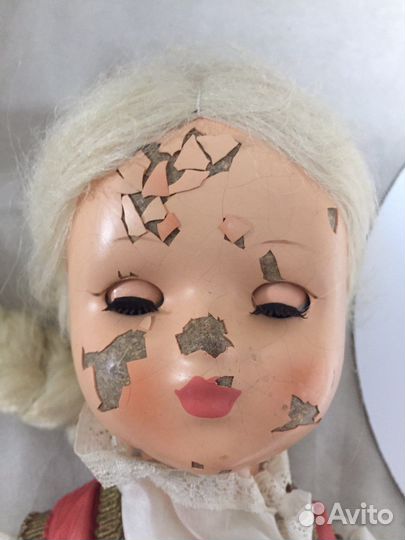 Кукла СССР ивановская фабрика игрушек