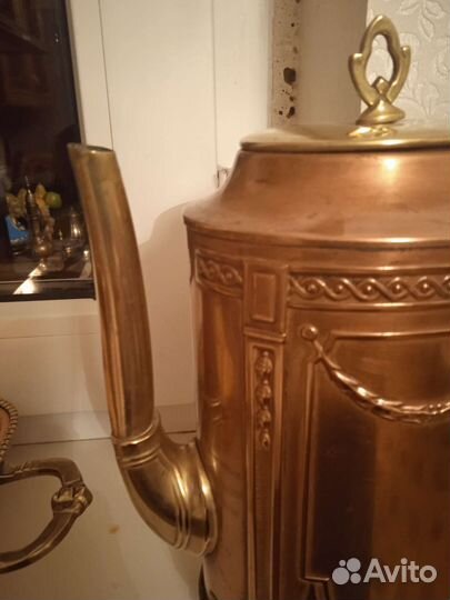 Медный кофейник