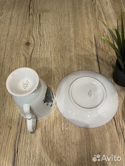 Фарфор. Фарфоровые чайный пары и кружки СССР