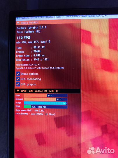 Видеокарта Rx6700xt Sapphire Nitro+