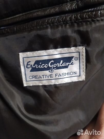 Жилет кожаный Enrico Gorlani, р-р 54-56