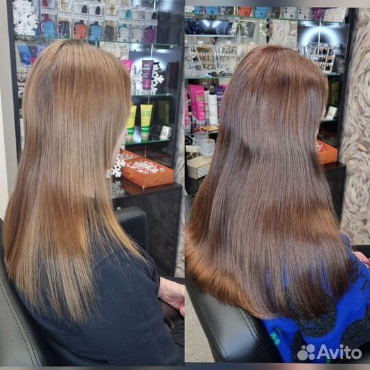 Наращивание волос на трессах