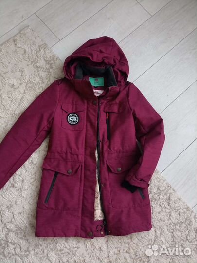 Куртка парка для девочки 140