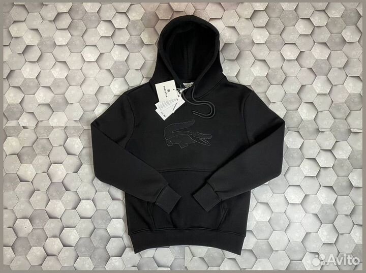 Худи Lacoste на флисе Турция