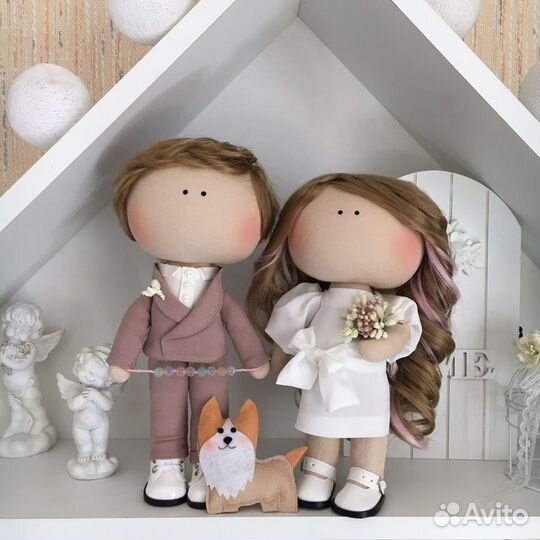 Куклы Свадебные по фото (на Годовщину)