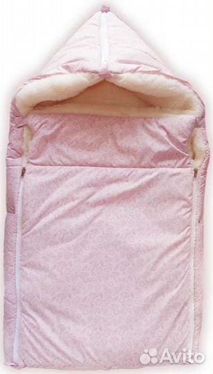 Конверт в коляску на овчине