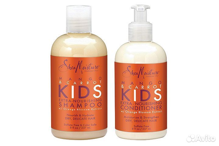 Детские шампунь и кондиционер SheaMoisture