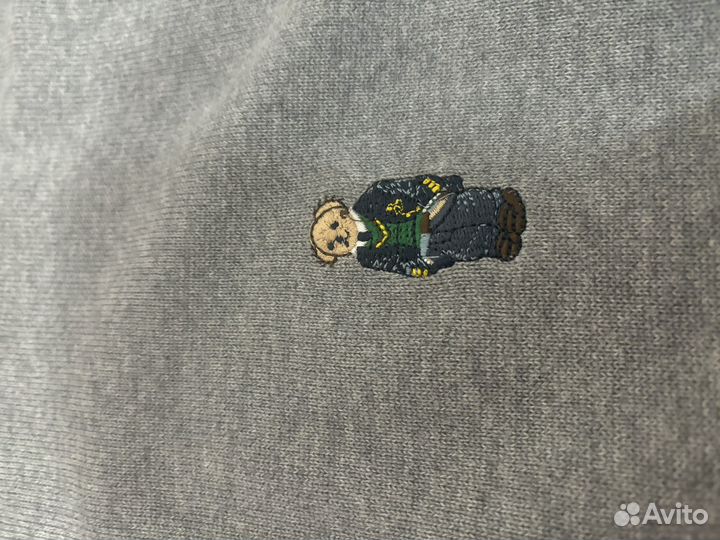 Polo ralph lauren зип худи серая