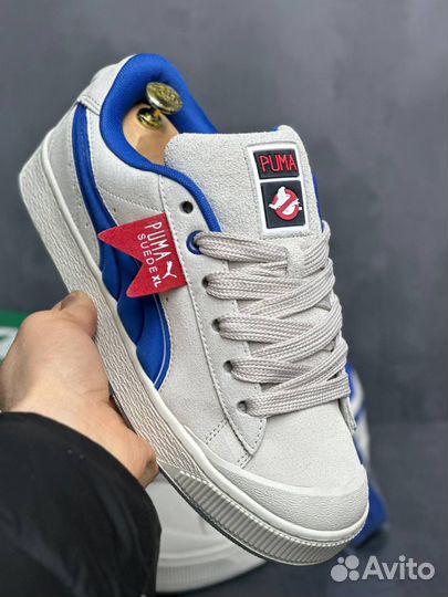 Puma Suede XL Ghostbusters Crush Stay Puft
