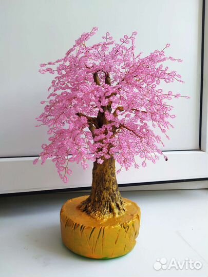 Деревья из бисера