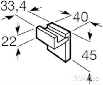 Крючок Roca Rubik 816840024