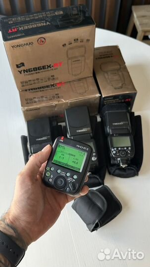 Вспышки Yongnuo 686EX-RT, 600EX-RT, синхр E3-RTii