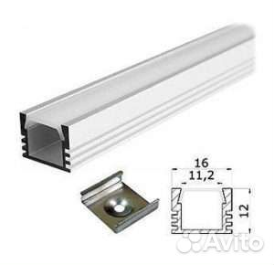Профиль для светодиодной ленты алюминиевый