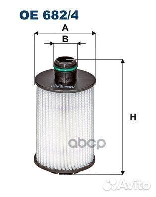 Фильтр масл.chevrolet captiva/opel antara OE682