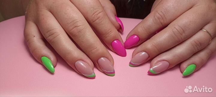 Маникюр.Наращивание.Гель-лак