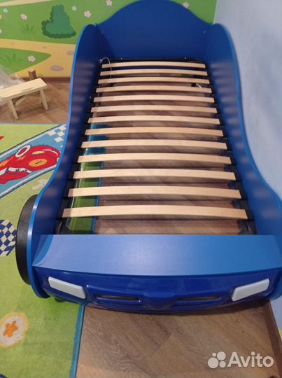 Кровать машинка с матрасом