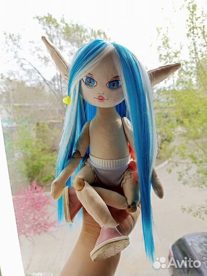 Текстильная интерьерная кукла