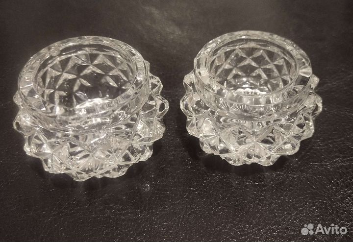 Вазочка солонка хрусталь СССР