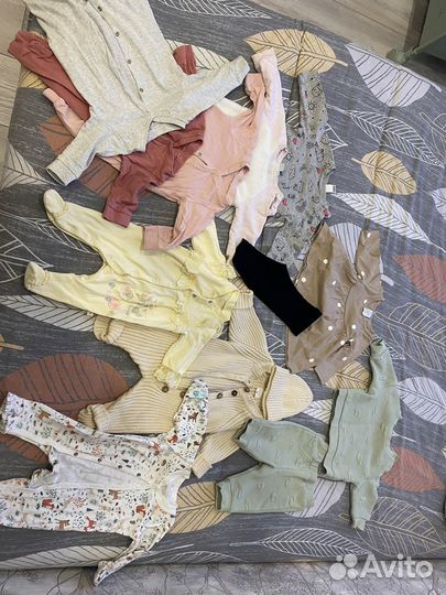Пакет вещей для девочки 56 62