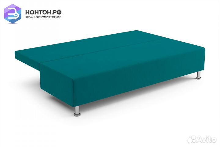 Диван еврокнижка Канна бирюзовый