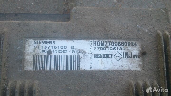 Мозги эбу Renault Laguna, 1996,volvo s 40