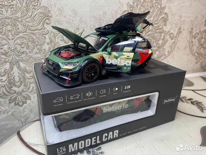 Машинка Ауди Рс 6 в Обвесе / В упаковке