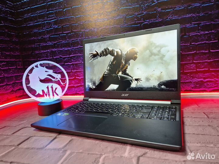 Ноутбук Acer Ryzen 5 GTX1650 16Gb SSD 512Gb IPS