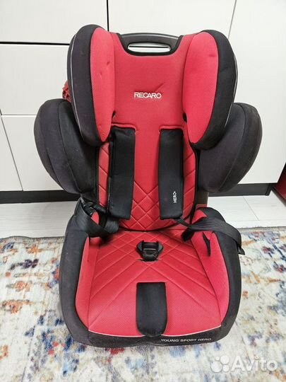 Детское автокресло с 9 до 36 кг recaro