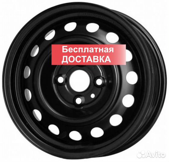 Диски Eurodisk 16017 Black 6.5x16 4x100 ET 50 Dia