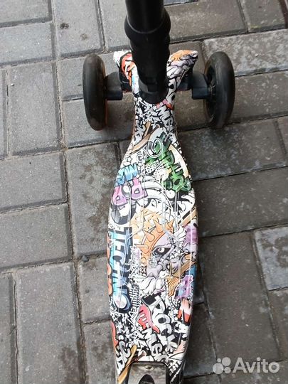 Самокат детский трехколесный складной