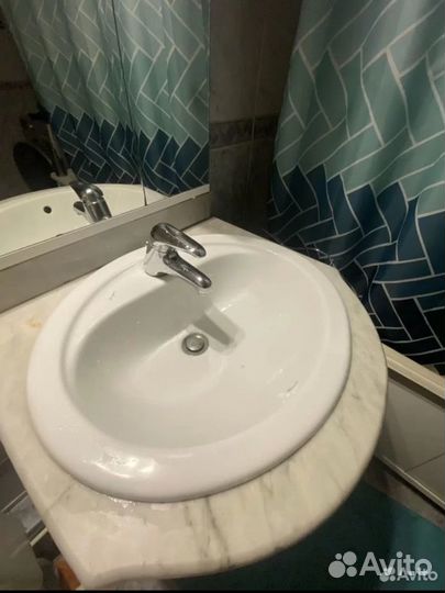 Раковина бу в ванную с зеркалом