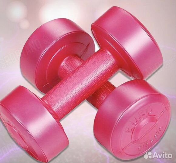 Гантели виниловые 1 кг