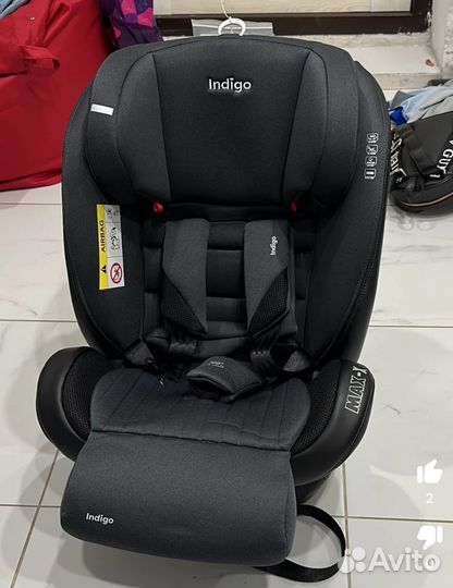 Автокресло indigo MaX-X Isofix растущее поворотное