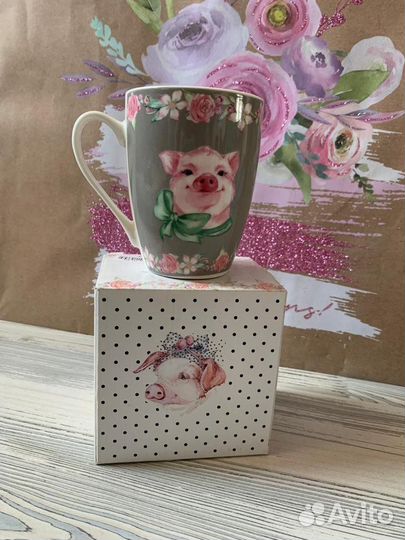 Новая посуда с поросятами (свинками)