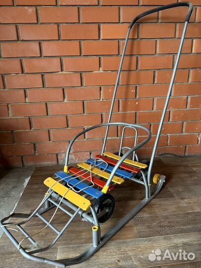 Детские санки коляска