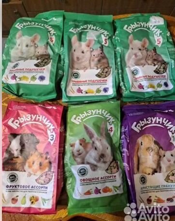 500г Versele-laga корм для кроликов и другие