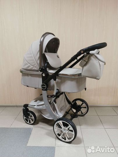 Коляска Luxmom 608 3в1 экокожа
