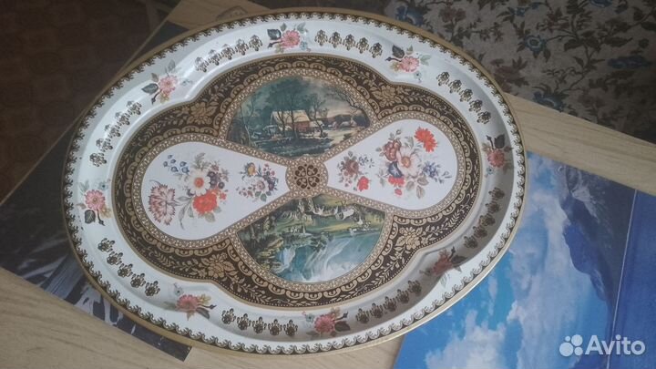 Поднос металлический СССР